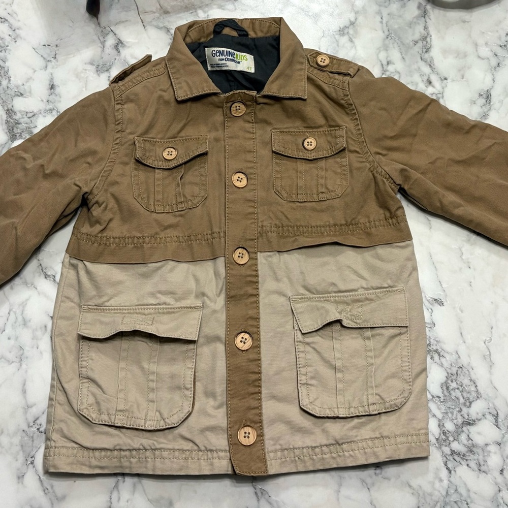OshKosh Two-Tone Tan Jacket 4T